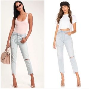 Agolde Jamie Classic High Rise Straight Jeans 31